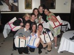 The bride with her brides maids.