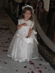 Macy, the cutest flower girl.