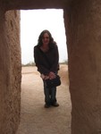Lynda at Casa Grande National Monument