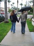 A little San Diego rain
